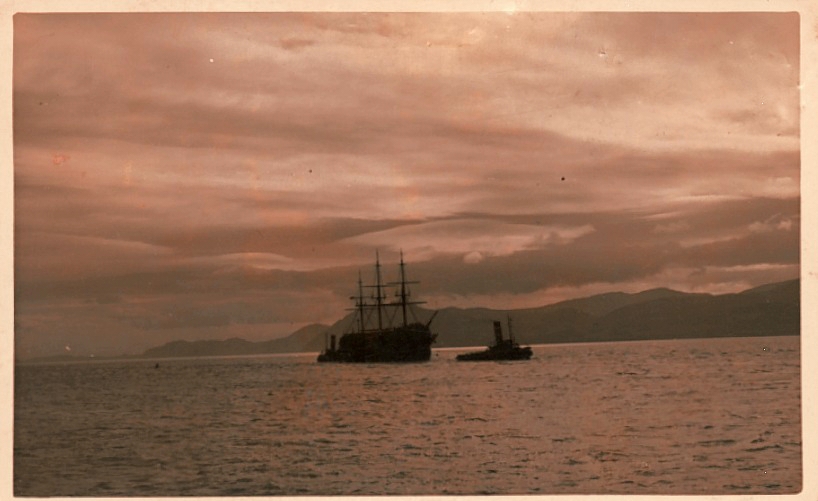 ship arrives off bangor